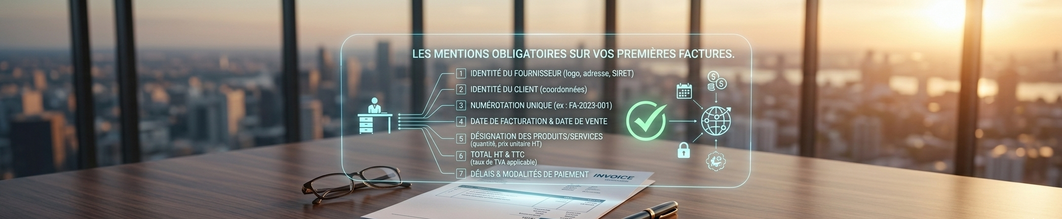 Les mentions obligatoires sur vos premières factures